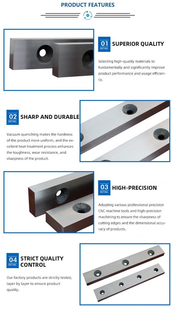شفرات الدرع الهيدروليكية الصناعية للقطع الدقيق للصفائح المعدنية 1